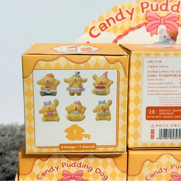 Sanrio Pompompurin Candy Pudding Dog Opened Blind Box Toy Figures - Picture 11 of 12